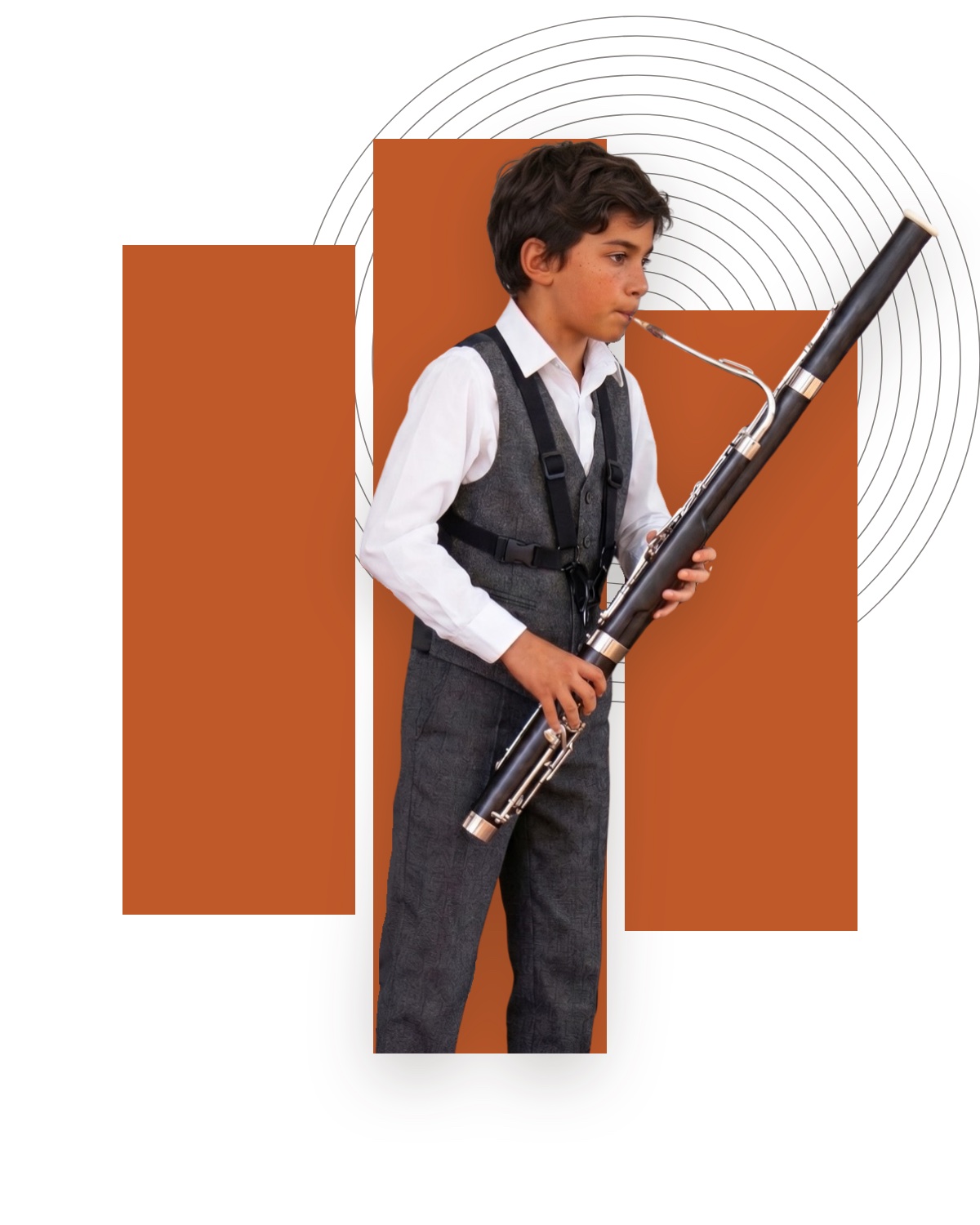 A young player with the SHARE-A-TONE bassoonino