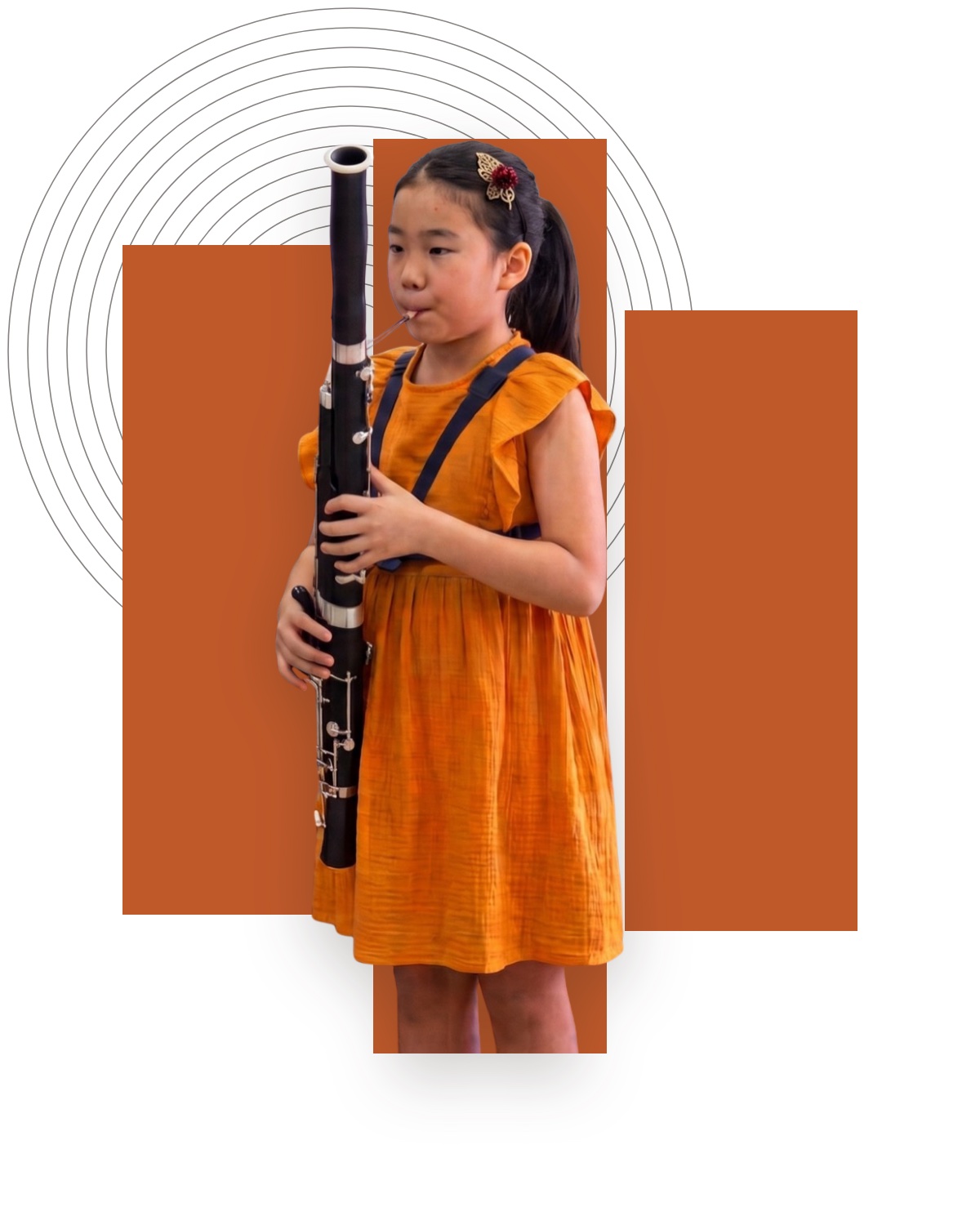 A young player with the SHARE-A-TONE bassoonino